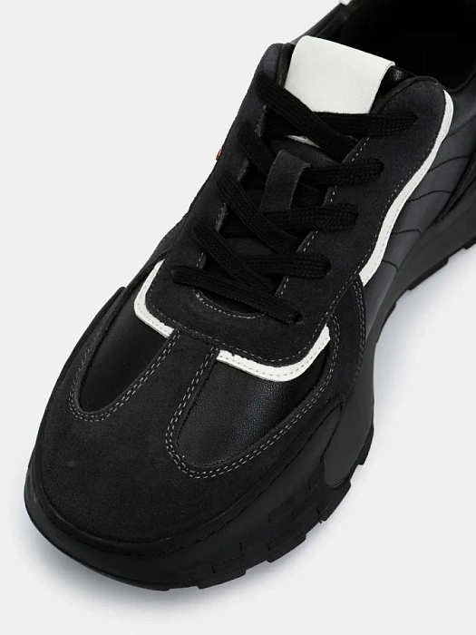 Мужские кроссовки BRUNO RENZONI  черные, артикул ZCA8980T-B9