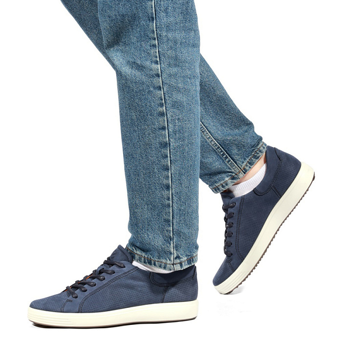 Мужские кеды ECCO синие, артикул 470264/02303