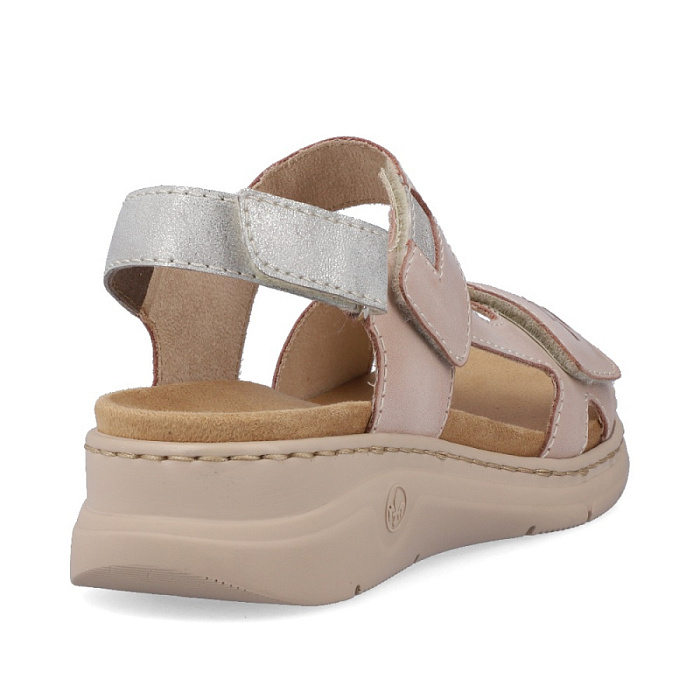 Женские босоножки  RIEKER бежевые, артикул V9255-62