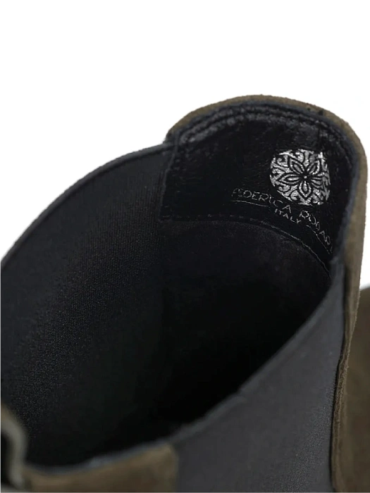 Женские челси FEDERICA RODARI зеленые, артикул 7E-3C580-833