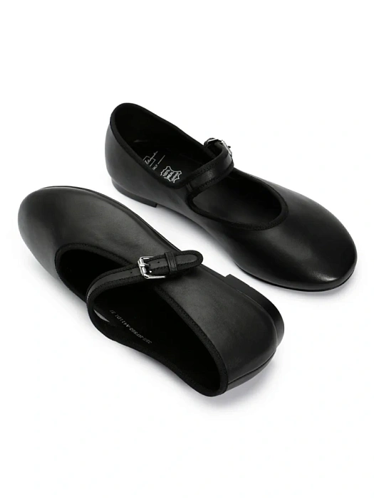 Женские балетки SOFIA-ALEXANDRA черные, артикул 38E-HF860-A411D1