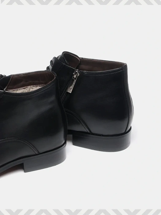 Мужские ботинки basic BRUNO RENZONI  черные, артикул 5332X-936A-M