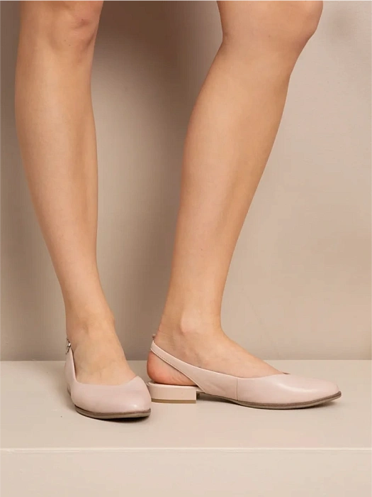 Женские слингбэки MARCO TOZZI бежевые, артикул 2-29408-42-40I