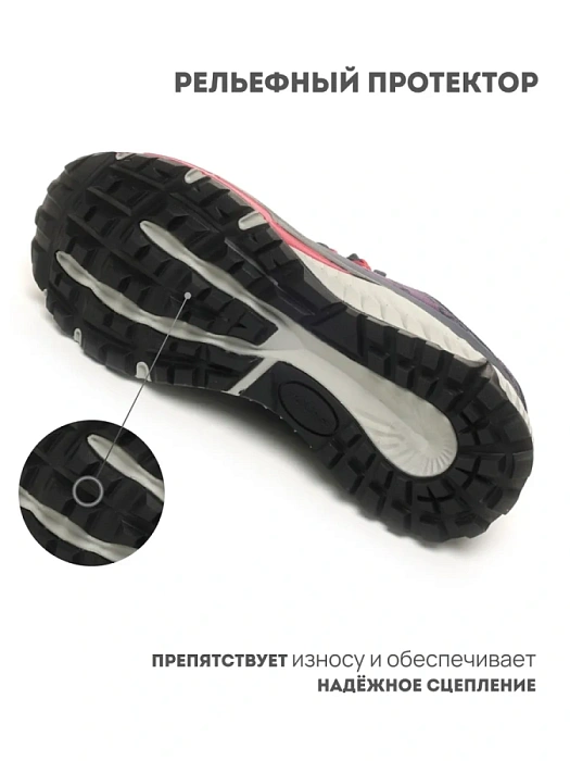 Женские кроссовки RS SPORT фиолетовые, артикул LH21A-221W-2/violet