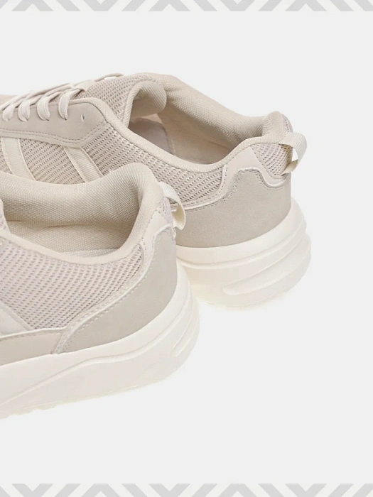 Мужские кроссовки BRUNO RENZONI  бежевые, артикул 447008/01-01BR