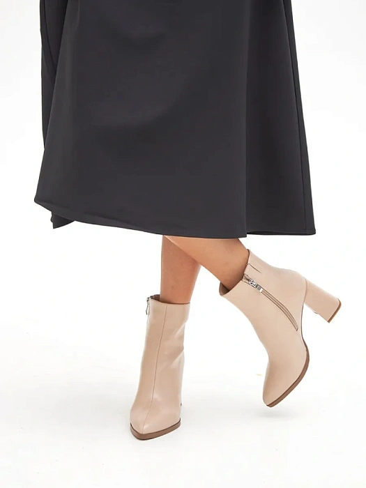 Женские ботильоны SOFIA-ALEXANDRA пудровые, артикул 17E-ZH743-L991-3Y