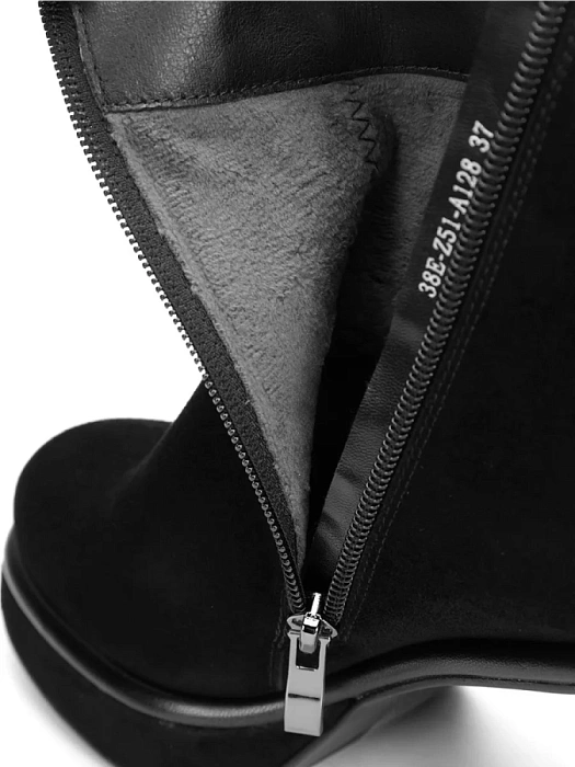 Женские ботильоны FEDERICA RODARI черные, артикул 38E-Z51-A128
