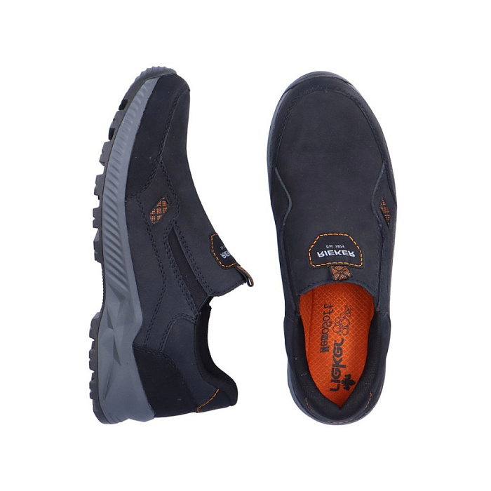 Мужские туфли basic RIEKER синие, артикул B3252-14