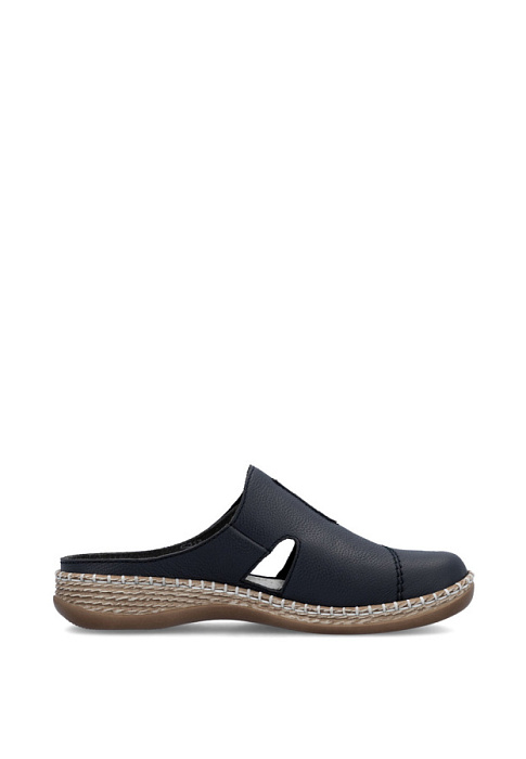 Женские сабо RIEKER синие, артикул 46462-14