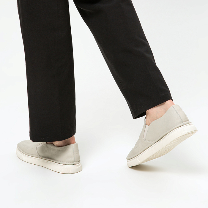 Мужские слипоны BRUNO RENZONI  бежевые, артикул BR16706-MB