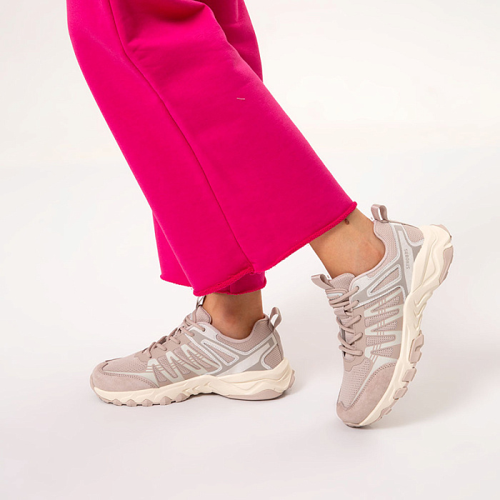 Женские кроссовки STROBBS бежевые, артикул F7449-9