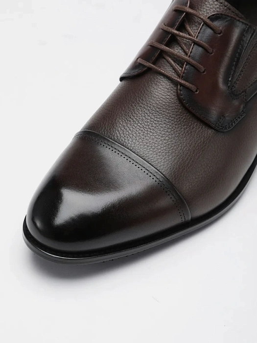 Мужские дерби BRUNO RENZONI  коричневые, артикул YS397A-H07B-NP-1