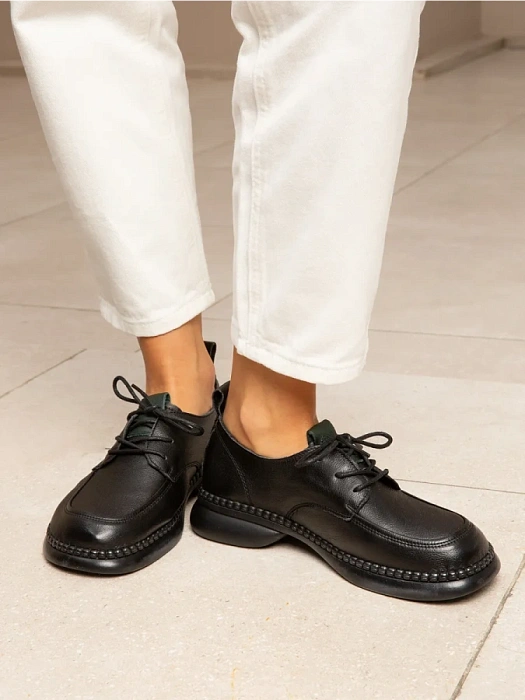 Женские туфли eObuv черные, артикул CTS24-BWLM3-009A