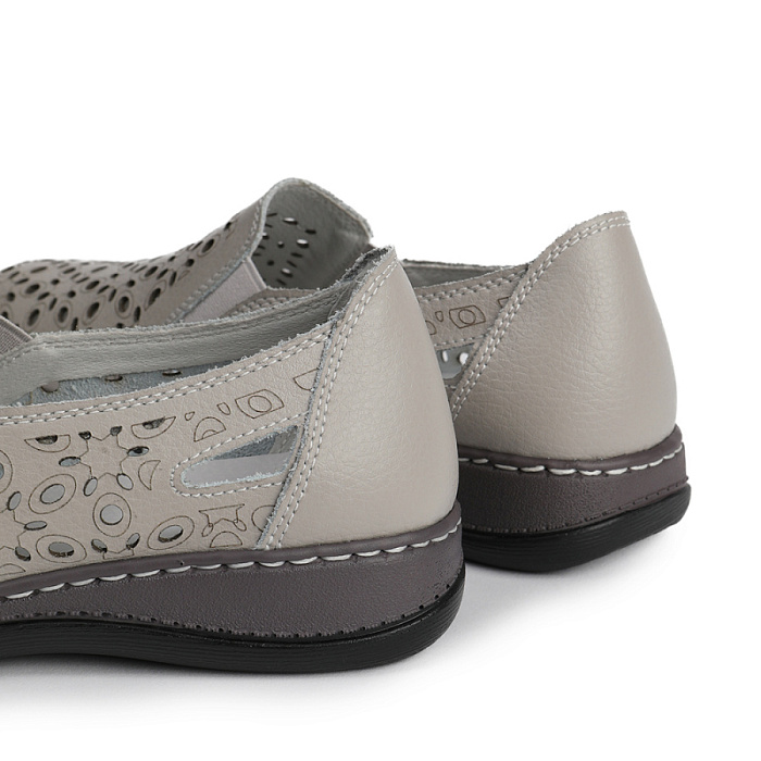 Женские туфли eObuv серые, артикул 202474-5