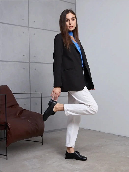 Женские туфли SOFIA-ALEXANDRA черные, артикул 38E-HF1279-6140D1-25W