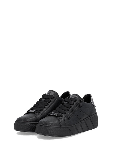 Женские кеды RIEKER черные, артикул W2605-02