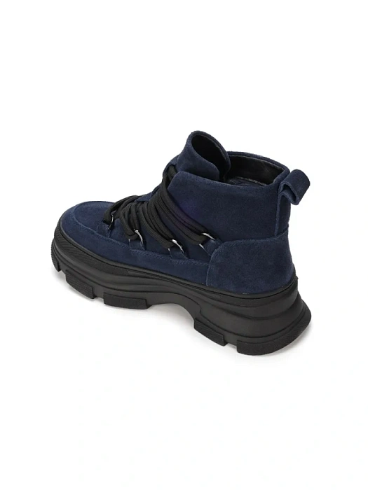 Женские ботинки basic FEDERICA RODARI синие, артикул 42E-375-25C