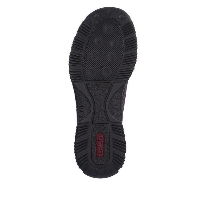 Женские кроссовки RIEKER бордовые, артикул N32G0-35