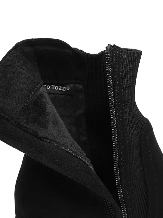 Женские ботильоны MARCO TOZZI черные, артикул 2-25392-41-001