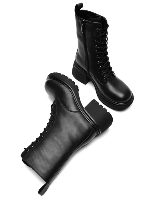 Женские берцы SOFIA-ALEXANDRA черные, артикул 38E-HF788-B