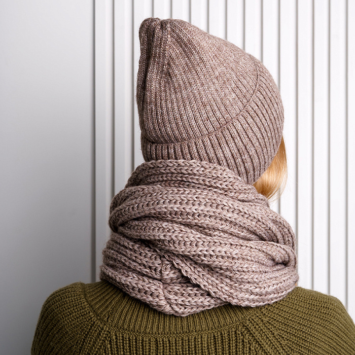 Головной убор FEDERICA RODARI, артикул 704/24_L.Brown