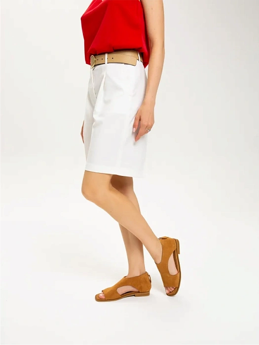 Женские туфли откр. basic eObuv коричневые, артикул D25YS-2290