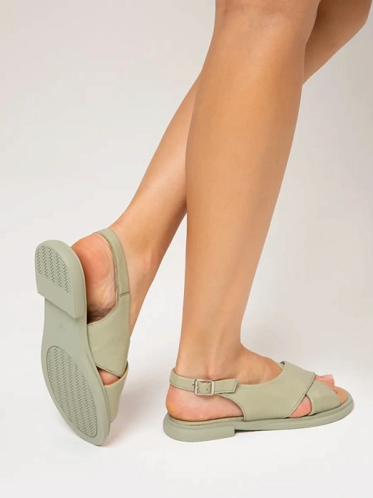 Женские сандалии SOFIA-ALEXANDRA зеленые, артикул SA20551-WL