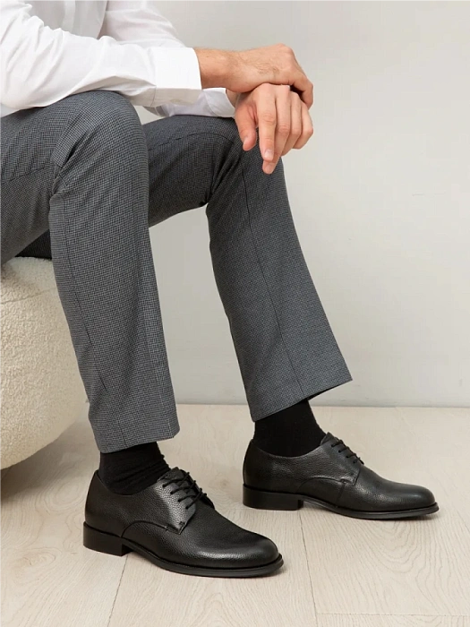 Мужские туфли BRUNO RENZONI  черные, артикул DF2265-101