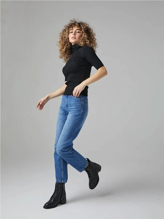 Женские ботинки FEDERICA RODARI черные, артикул 7E-3C520-302