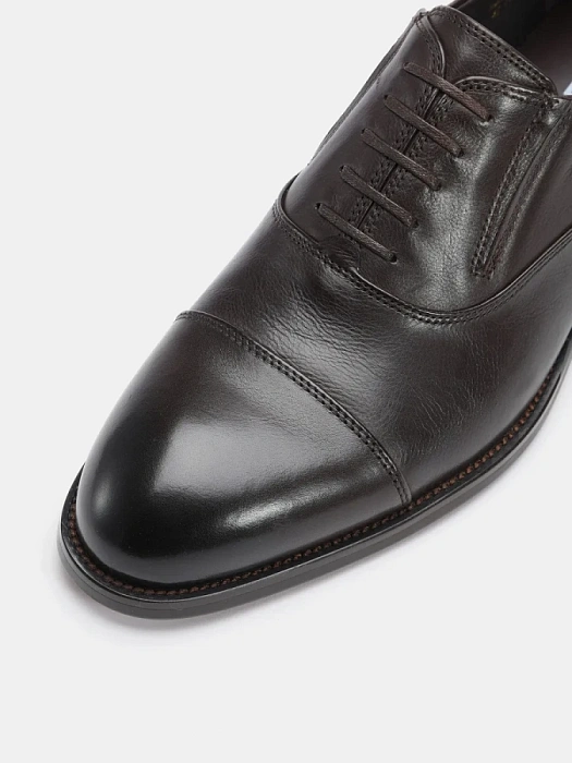 Мужские оксфорды BRUNO RENZONI  коричневые, артикул 5408A-7127H