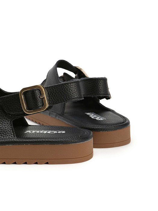 Женские сандалии eObuv черные, артикул 903663-9