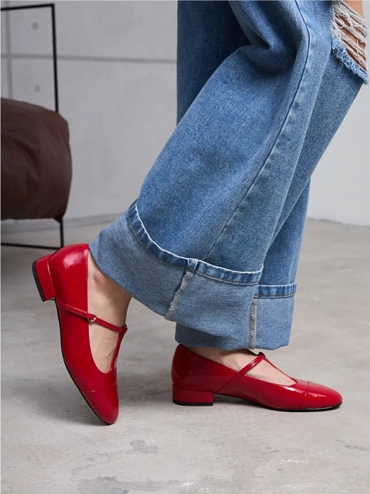 Женские туфли SOFIA-ALEXANDRA красные, артикул 38E-B133-25W