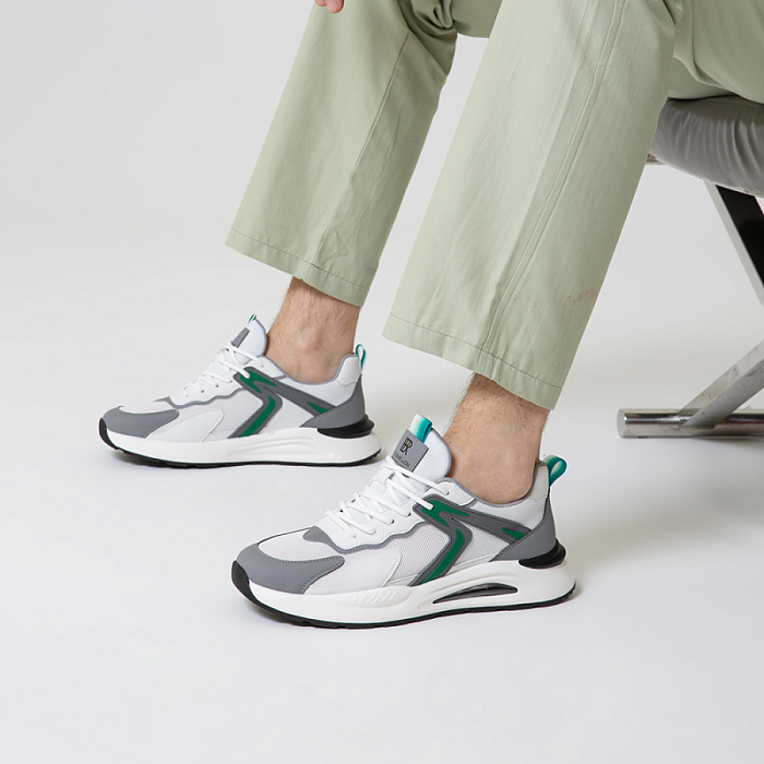 Мужские кроссовки BRUNO RENZONI  белые, артикул HG5005-8