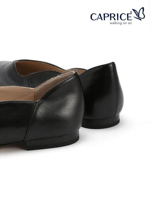 Женские балетки CAPRICE черные, артикул 9-22200-42-022