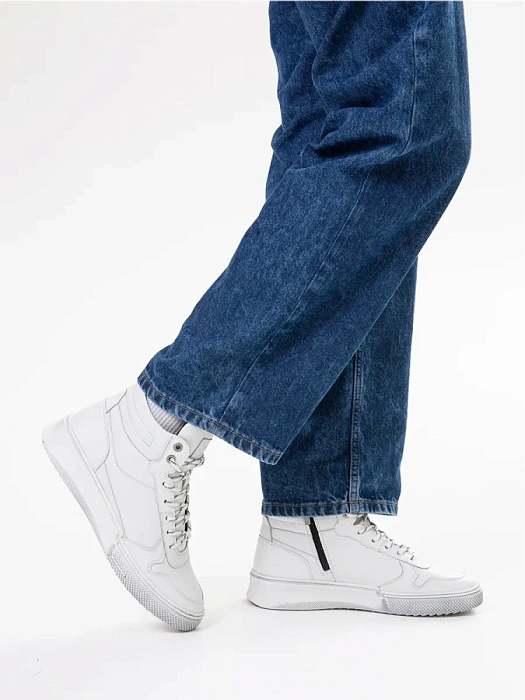 Мужские кеды STROBBS белые, артикул C9246-6