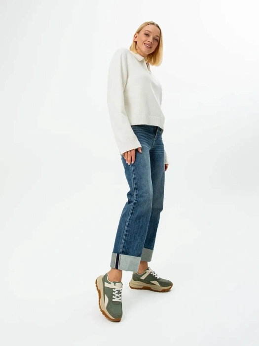 Женские кроссовки SOFIA-ALEXANDRA зеленые, артикул SA18563-WT/8