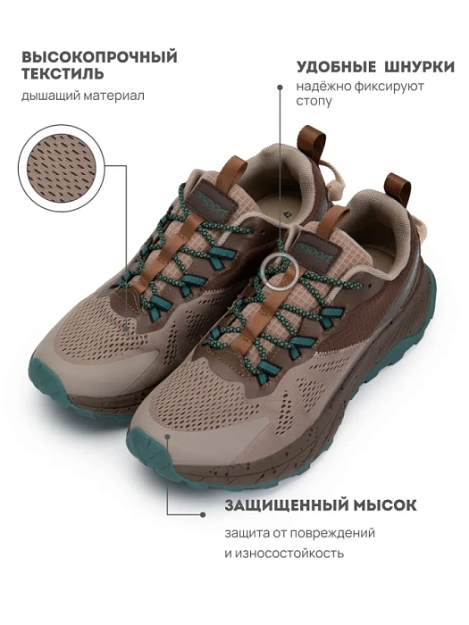 Мужские кроссовки RS SPORT коричневые, артикул 1855976_brown/M