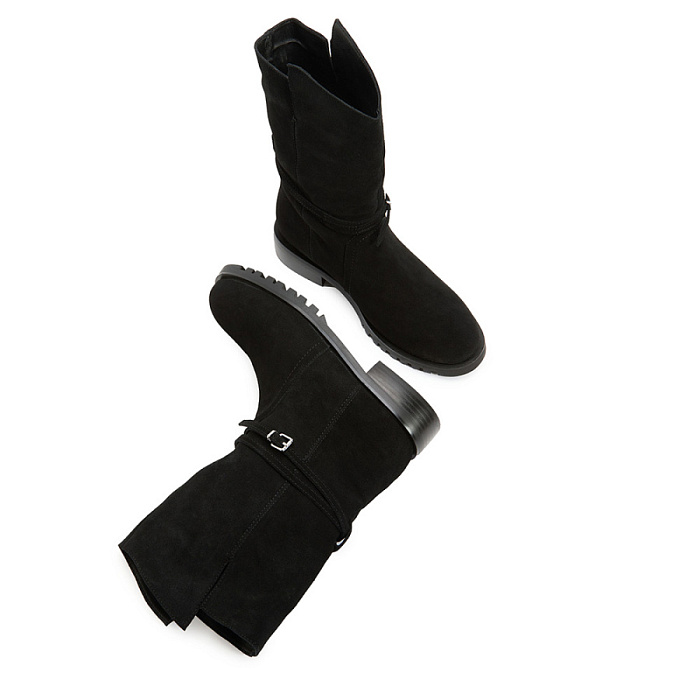 Женские полусапоги FEDERICA RODARI черные, артикул 44E-A1393-25W