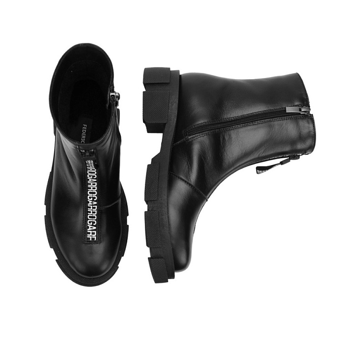 Женские ботинки basic FEDERICA RODARI черные, артикул 29021