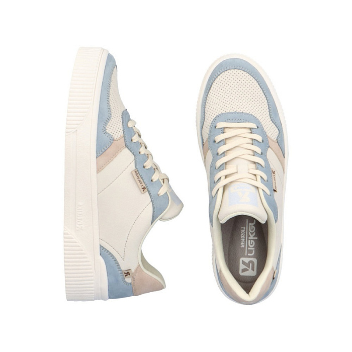 Женские кеды RIEKER белые, артикул W0701-81