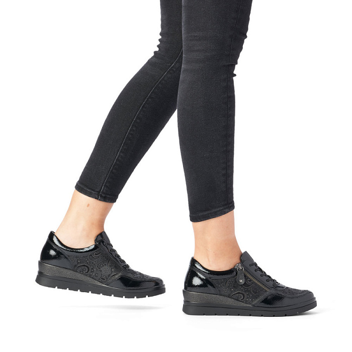 Женские туфли REMONTE черные, артикул R0701-03