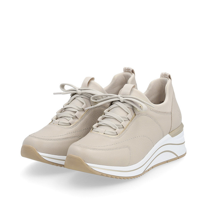 Женские кроссовки REMONTE бежевые, артикул D0T05-60