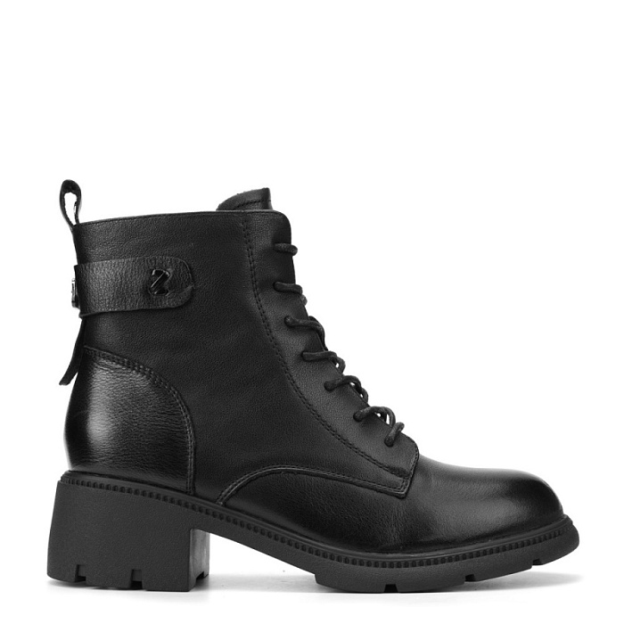 Женские ботинки basic FEDERICA RODARI черные, артикул 42E-Q921-1A