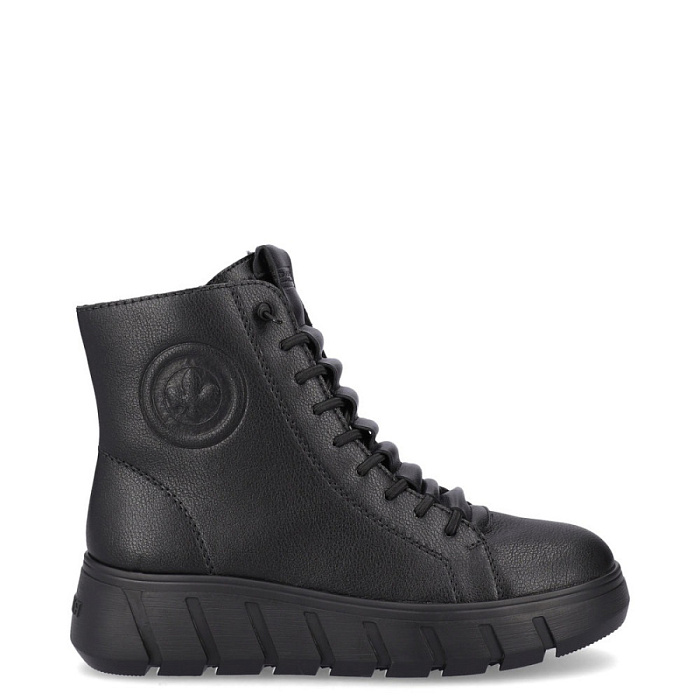 Женские ботинки basic RIEKER черные, артикул Y3550-00