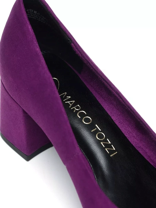 Женские туфли лодочки basic MARCO TOZZI сиреневые, артикул 2-22424-42-587