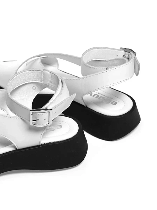 Женские босоножки  eObuv белые, артикул EO-G-120-24-2