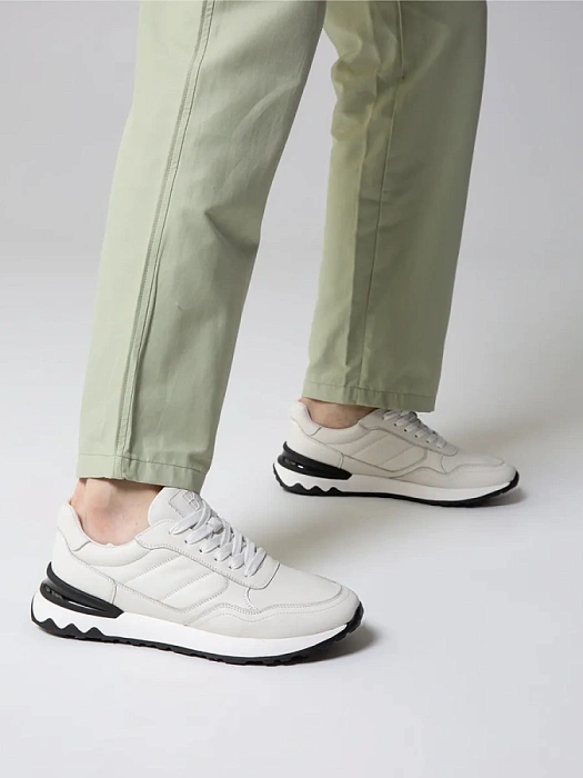 Мужские кроссовки BRUNO RENZONI  бежевые, артикул DQ58531-27