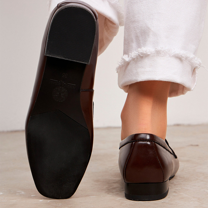 Женские туфли FEDERICA RODARI коричневые, артикул 4E-5136-202B-25W