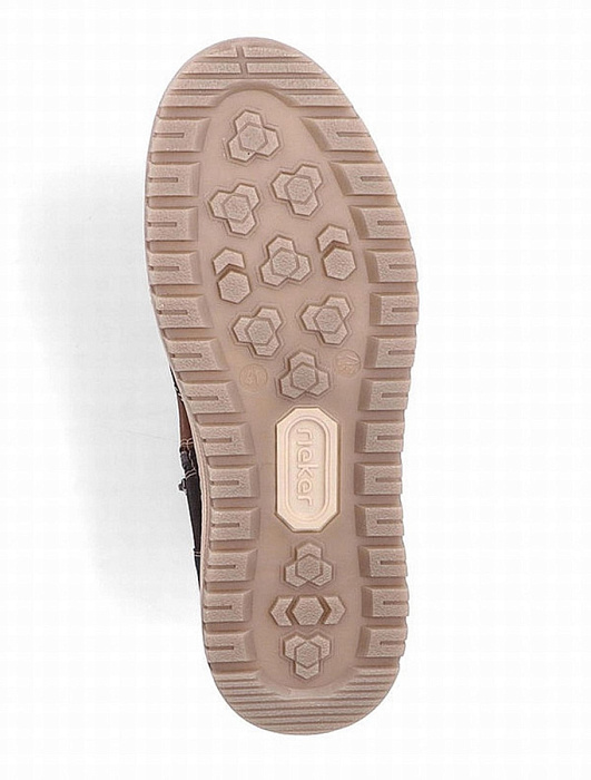 Мужские кеды RIEKER коричневые, артикул 38540-25