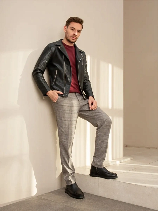 Мужские ботинки BRUNO RENZONI  черные, артикул 9833X-1Z-961